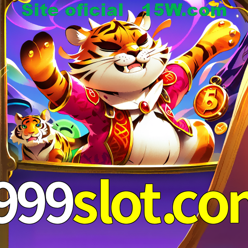 Imagem promocional da 999slot.com mostrando a plataforma e suas vantagens
